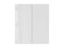 BRW Двухдверный верхний кухонный шкаф Sole 80 см белый глянец, альпийский белый/глянцевый белый FH_G_80/95_L/P-BAL/BIP фото
