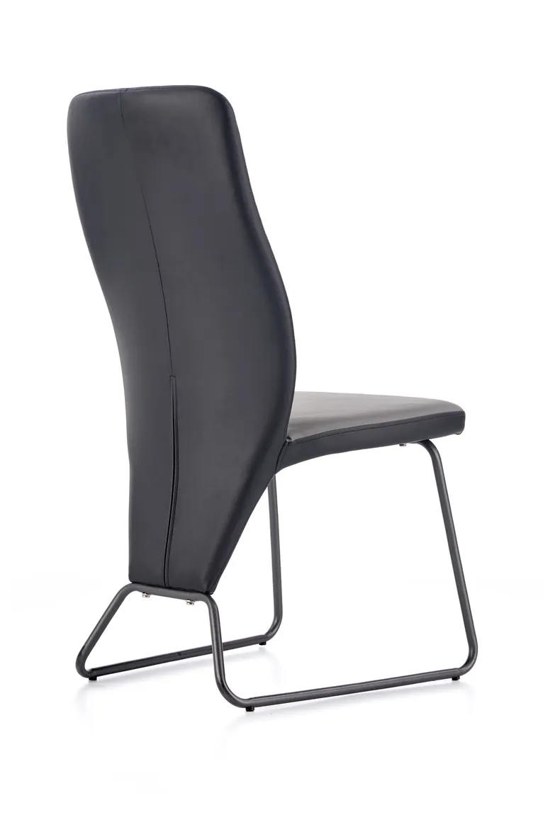 Кухонний стілець HALMAR K300, чорний/сірий фото №8