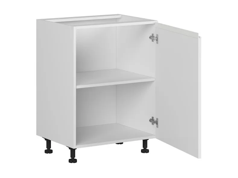 BRW Базовый шкаф для кухни Sole 60 см правый белый глянец, альпийский белый/глянцевый белый FH_D_60/82_P-BAL/BIP фото №3