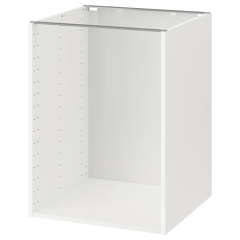IKEA METOD МЕТОД, каркас напольного шкафа, белый, 60x60x80 см 502.056.26 фото №1