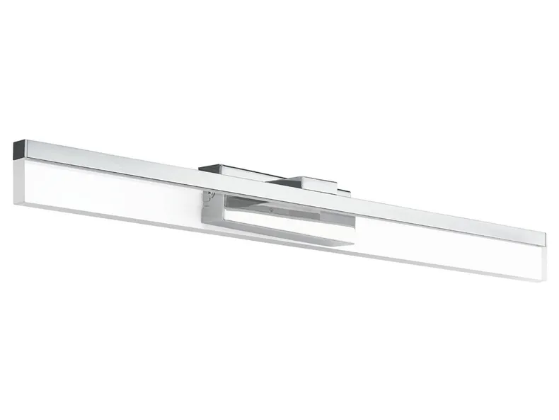 BRW Настенный светодиодный светильник для ванной комнаты Palmital LED алюминиевый серебристый 072264 фото №1