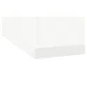 IKEA EKBACKEN ЕКБАККЕН, стільниця, виготовлена на замовлен, білий глянець / ламінат, 30-45х2,8 см 303.454.54 фото thumb №2