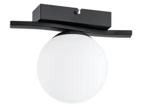 BRW Стальной потолочный светильник Stella белого и черного цвета 088887 фото