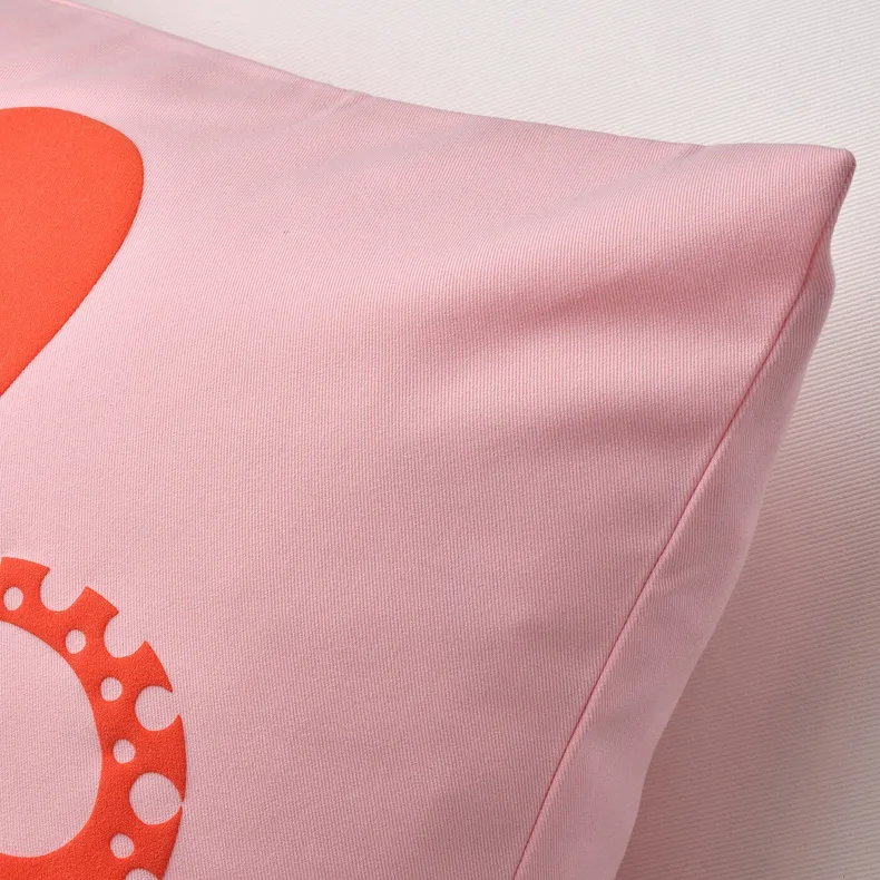 IKEA BLÅVINGAD БЛОВІНГАД, чохол на подушку, орнамент восьминіг/рожевий, 50x50 см 905.283.75 фото №7