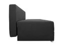BRW Тримісний розкладний диван Mata з ящиком для зберігання чорний, Sawana 14 Black / Sawana 21 Grey SO3-MATA-LX_3DL-G2_B88701 фото thumb №4