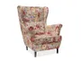 Мягкое кресло SIGNAL LORD CORAL, ткань: цветочный принт фото