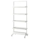 IKEA MITTZON МИТТЗОН, каркас+колесики / полка / короб д / пров, белый, 85x205 см 395.623.63 фото thumb №1