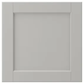 IKEA LERHYTTAN ЛЕРХЮТТАН, дверь, светло-серый, 40x40 см 304.614.86 фото