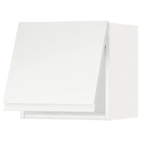 IKEA METOD МЕТОД, навесной горизонтальный шкаф, белый / Воксторп матовый белый, 40x40 см 393.944.16 фото