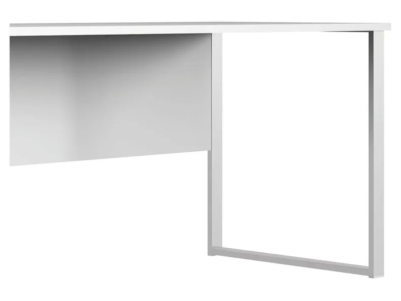 Офісний письмовий стіл BRW Office Lux, 160х73 см, сірий/сірий BIU/160/73-JSZ фото №3
