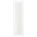 IKEA HEJSTA ХЭЙСТА, стеклянная дверь, белое / прозрачное стекло, 30x100 см 105.266.29 фото thumb №1