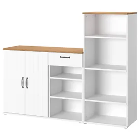 IKEA SKRUVBY СКРУВБЮ, шафа, білий, 180x140 см 495.613.39 фото