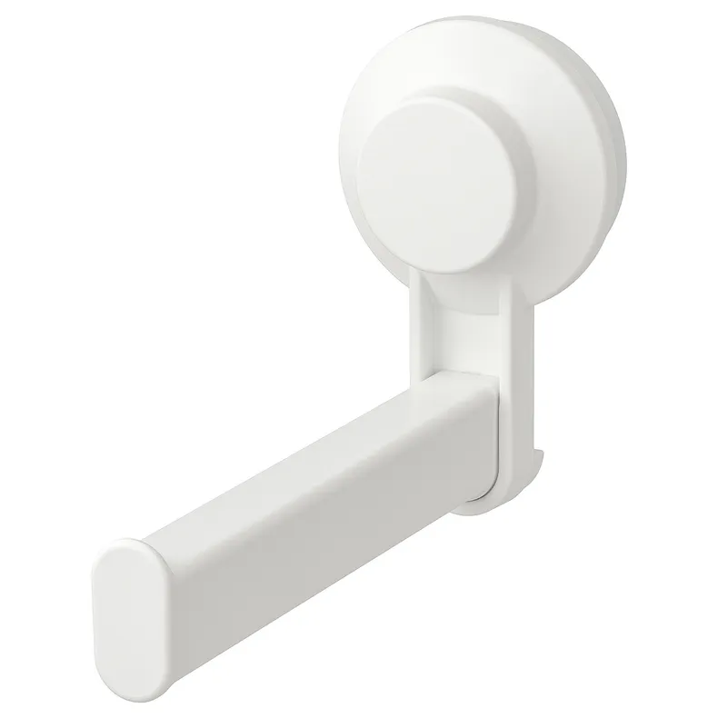 IKEA TISKEN ТИСКЕН, держатель туалетн бумаги н / присоске, белый 403.812.91 фото №1