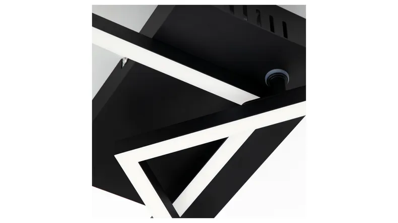 BRW Frame Led 2-позиционный потолочный светильник с таймером черный 085496 фото №3