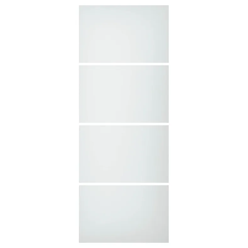 IKEA SVARTISDAL СВАРТІСДАЛЬ, 4 панелі для рами розсувних дверцят, білий імітаційний папір, 75x201 см 904.735.75 фото №1