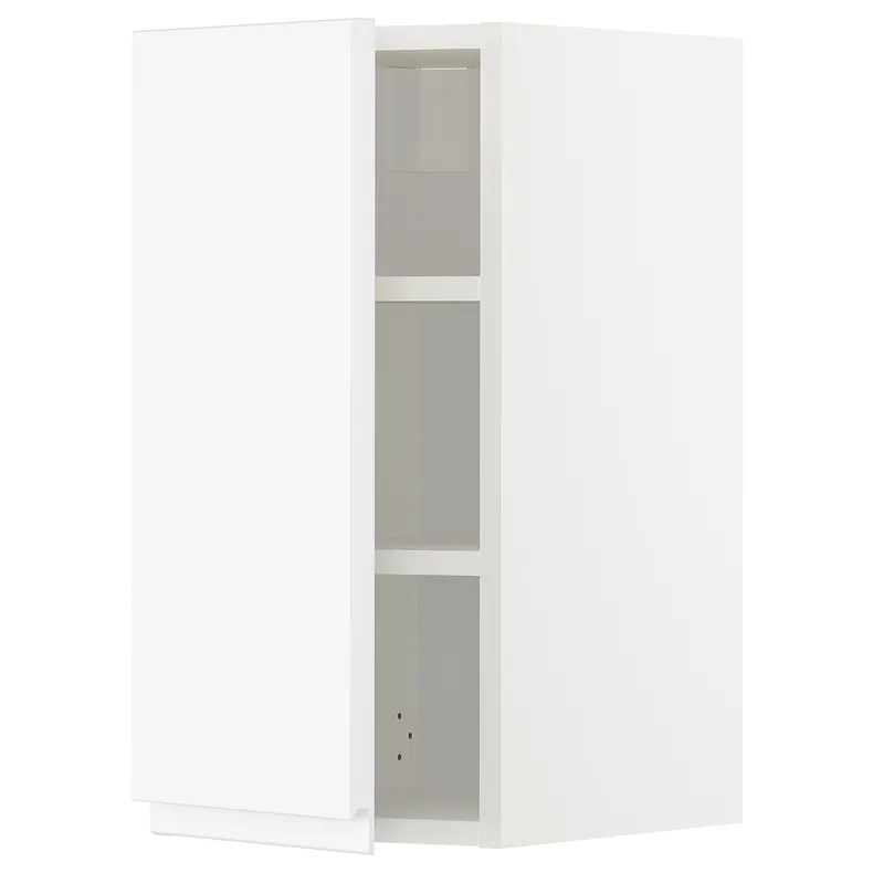 IKEA METOD МЕТОД, навесной шкаф с полками, белый / Воксторп матовый белый, 30x60 см 294.628.25 фото №1