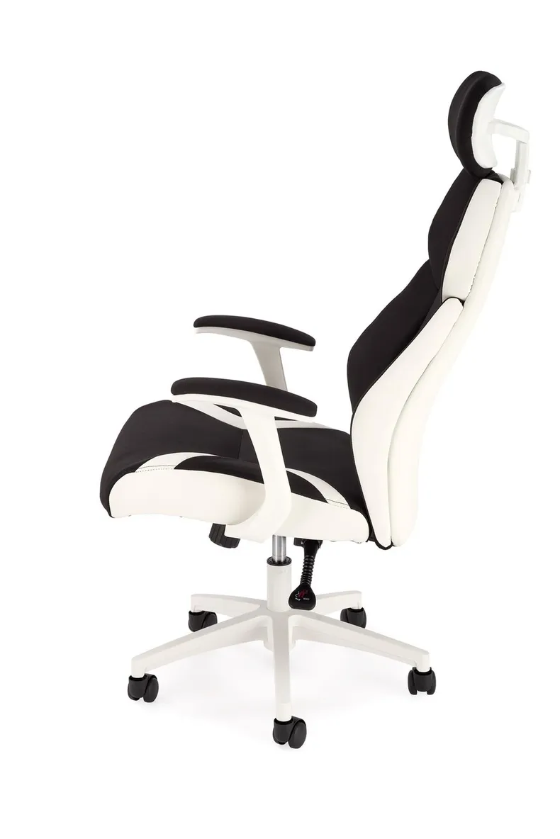 Крісло офісне, комп'ютерне HALMAR CHRONO, чорний/білий фото №3