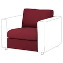 IKEA VIMLE ВИМЛЕ, 1-местная секция, Красный/коричневый 794.344.39 фото thumb №1