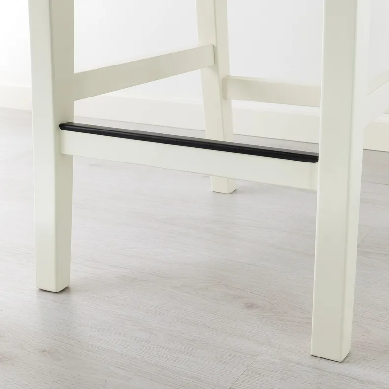 IKEA INGOLF ІНГОЛЬФ, барний стілець зі спинкою, білий, 63 см 101.226.47 фото №7
