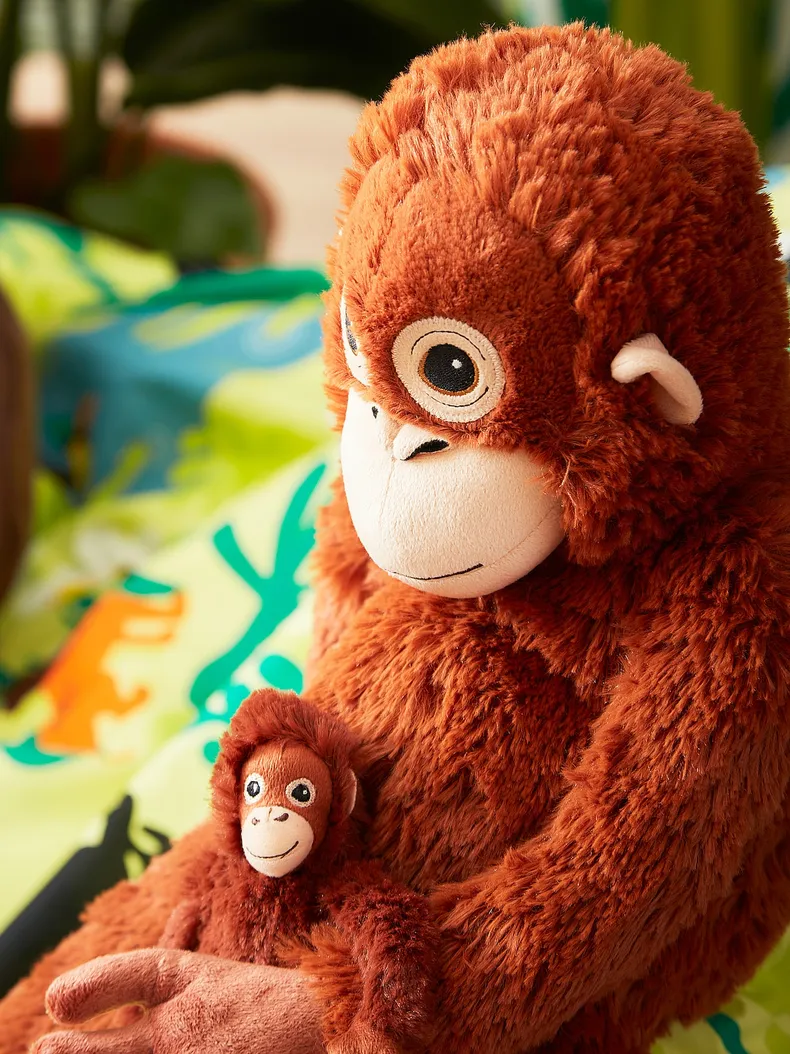 IKEA DJUNGELSKOG ДЙУНГЕЛЬСКОГ, іграшка м’яка, орангутан 004.028.08 фото №8