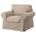 IKEA EKTORP ЕКТОРП, крісло, Талміра бежевий 694.305.02 фото thumb №1