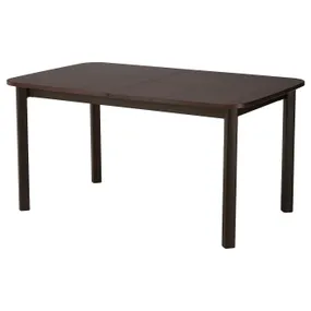 IKEA STRANDTORP СТРАНДТОРП, раздвижной стол, коричневый, 150 / 205 / 260x95 см 803.885.87 фото
