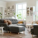 IKEA ESSEBODA ЕССЕБОДА, 3-місний диван, ТАЛЛЬМЮРА / класичний сірий береза 694.435.14 фото thumb №3