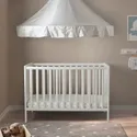 IKEA SUNDVIK СУНДВІК, ліжко для немовлят, білий, 60x120 см 002.485.67 фото thumb №3