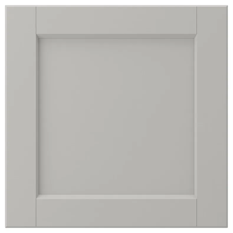 IKEA LERHYTTAN ЛЕРХЮТТАН, дверцята, світло-сірий, 40x40 см 304.614.86 фото №1