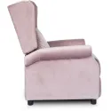 Кресло реклайнер бархатное MEBEL ELITE SIMON Velvet, розовый фото thumb №4