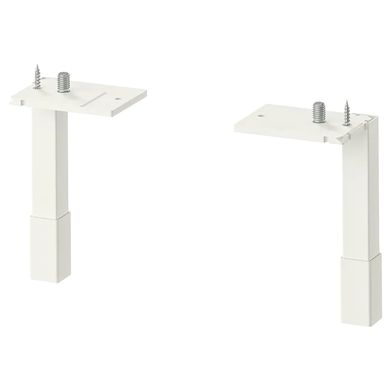 IKEA ENHET ЭНХЕТ, ножки для шкафа, белый, 12,5 см 104.490.18 фото №1