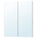 IKEA LETTAN ЛЕТТАН, дзеркальна шафа з дверцятами, дзеркальний ефект/дзеркальне скло, 80x15x95 см 805.349.23 фото thumb №1