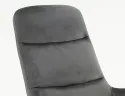 Крісло м'яке з підставкою для ніг оксамитове SIGNAL NIXON Velvet, Bluvel 14 - сірий фото thumb №2