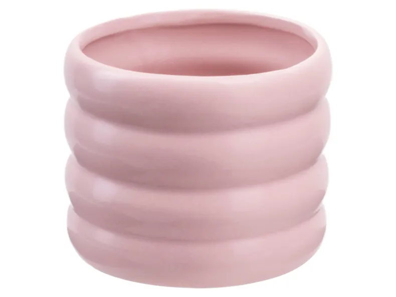 BRW Кришка для керамічного вазона Globo рожева 093091 фото №1