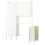 IKEA ENHET ЕНХЕТ, шафа, білий, 140x32x204 см 295.480.04 фото