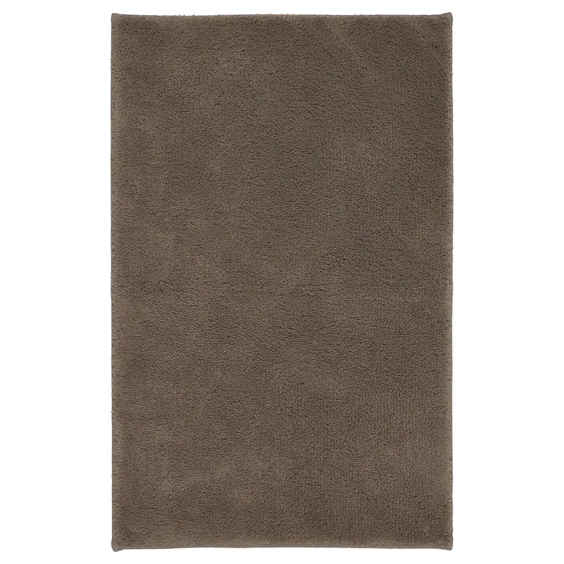 IKEA SÖDERSJÖN СЕДЕРШЕН, килимок для ванної кімнати, сіро-коричневий, 50x80 см 205.079.94 фото №1