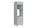 BRW Top Line 60 см навесной кухонный шкаф с ящиками серый глянец, серый гранола/серый глянец TV_DPS_60/207_2SMB/SMB/O-SZG/SP фото thumb №2