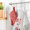 IKEA INAMARIA ІНАМАРІЯ, рушник кухонний, орнамент квіти, 45x55 см 804.930.79 фото thumb №4