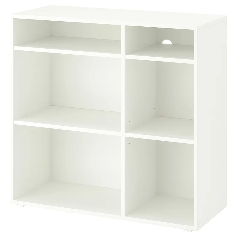 IKEA VIHALS ВІХАЛЬС, стелаж 4 полиці, білий, 95x37x90 см 504.832.89 фото №1