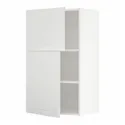IKEA METOD МЕТОД, навісна шафа з полицями / 2 дверцят, білий / стенсундський білий, 60x100 см 894.577.41 фото thumb №1