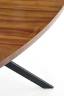 Стіл для кухні HALMAR LOCARNO розміром 170x90 см, стільниця - горіх, ніжка - чорний фото thumb №7