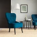 IKEA REMSTA РЕМСТА, крісло, ДЙУПАРП темний зелено-синій 004.849.55 фото thumb №2