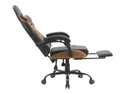 BRW Игровое кресло G-Turbo с подушками черного и коричневого цвета OBR_GAM-G_TURBO-CZARNO_BRAZ фото thumb №2