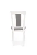 Кухонний стілець дерев'яний HALMAR KONRAD білий/сірий фото thumb №6