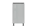 BRW Базовый шкаф для кухни Top Line 45 см правый серый глянец, серый гранола/серый глянец TV_D_45/82_P-SZG/SP фото thumb №1