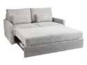 BRW Двомісний диван Amalia з функцією спального місця в клітинку сірий SO2-AMALIA-2FBK-G2_BD60D5 фото thumb №5