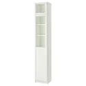 IKEA BILLY БІЛЛІ, стелаж з дод секцією / дверцятами, білий / скло, 40x42x237 см 893.988.60 фото thumb №1