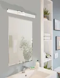 BRW Світлодіодний настінний світильник для ванної кімнати Palmital з алюмінію та срібла 072264 фото thumb №2