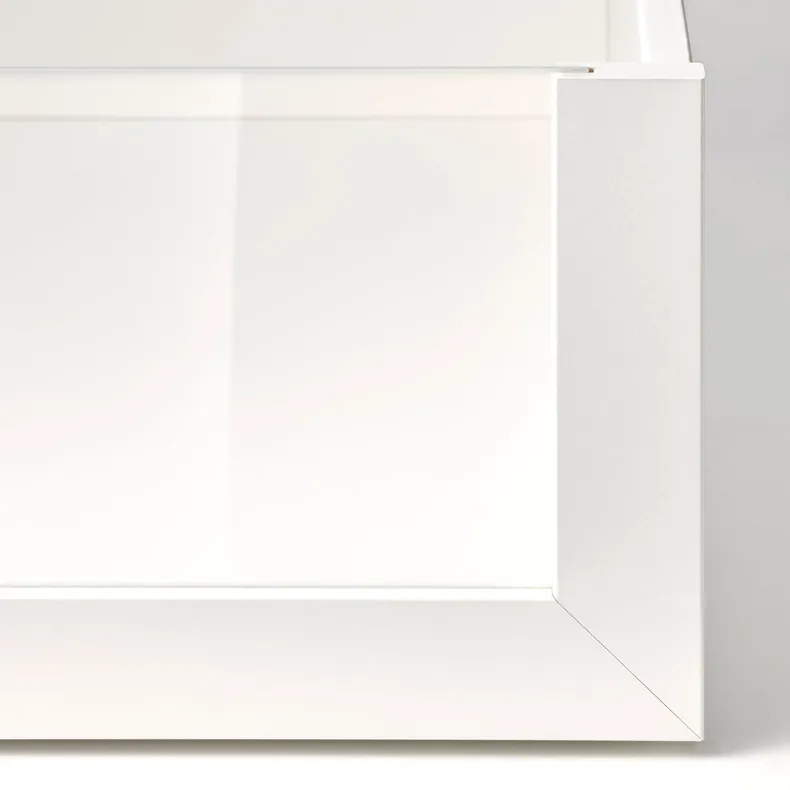 IKEA KOMPLEMENT КОМПЛЕМЕНТ, шухляда, скляна фронтальна панель, білий, 75x58 см 102.466.95 фото №4
