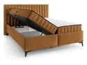 BRW Ліжко двоспальне з 2 матрацами та підйомним механізмом BRW JOY, 160x200 см, коричневий LO_KT-JOY-160X200-G2-ELEMENT_07 фото thumb №2